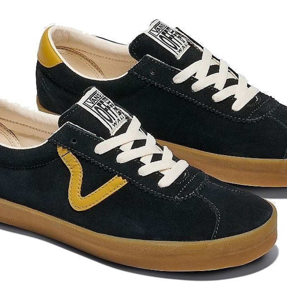 Vans Black and Yellow Sneakers